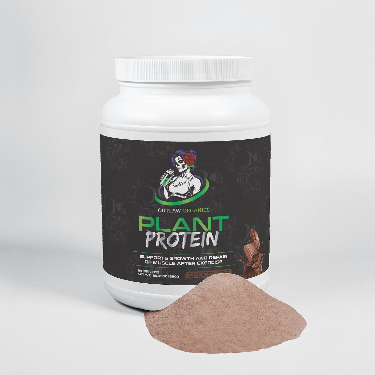 Vegan Plant Protein (Chocolate) Non-GMO Gluten Free
